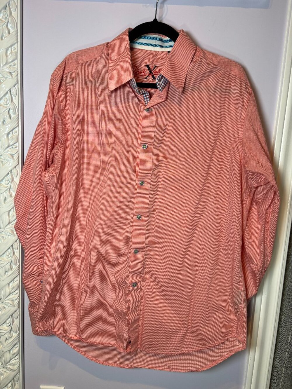 Robert Graham Casual Summer Button Up Shirt Size Large